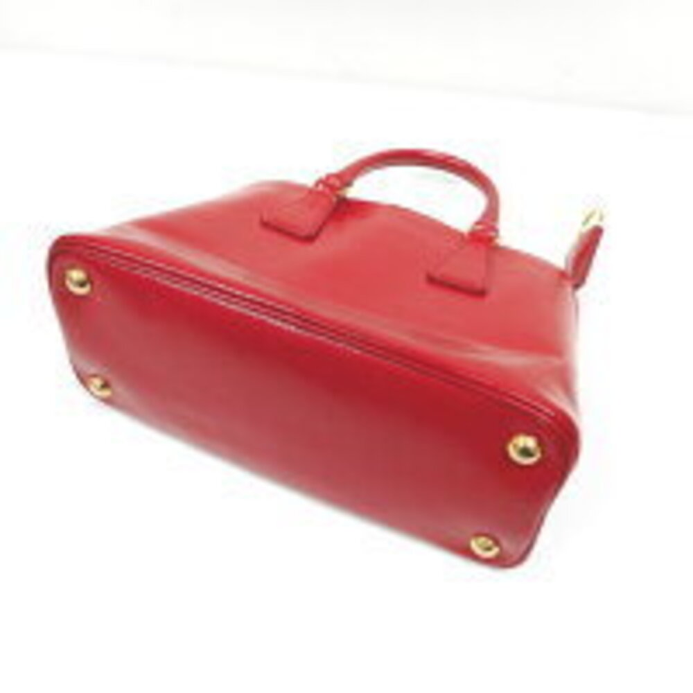 Prada Handbag Saffiano Leather Red - Picture 7 of 10